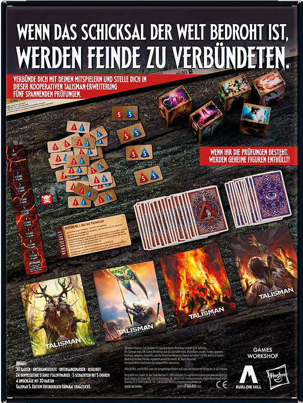 Talisman 5. Edition - Ruf des Schicksals Rueckseite