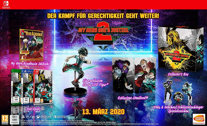 My Hero One's Justice 2 Collectors Edition (PEGI) Cover
