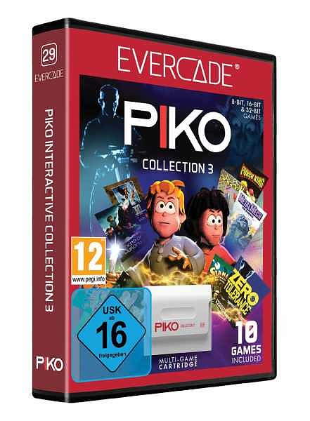 Blaze Evercade Piko Collection 3 Cartridge Cover