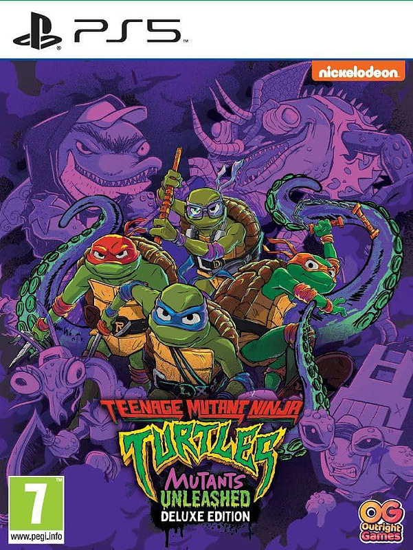 TMNT Mutants Unleashed Deluxe Edition (PEGI) Cover