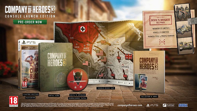 Company of Heroes 3 Launch Edition + 5 Boni Rueckseite