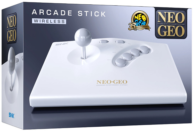 NEO GEO AES Arcade Stick white Cover