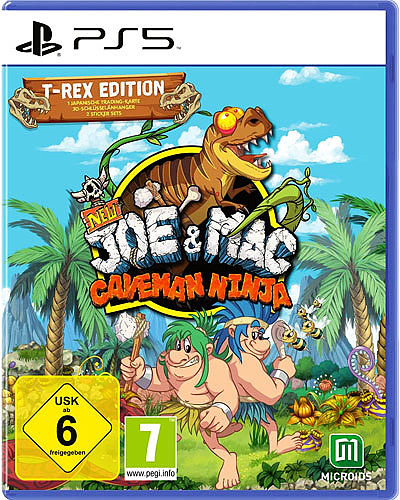 New Joe & Mac: Caveman Ninja T-Rex Edition Cover