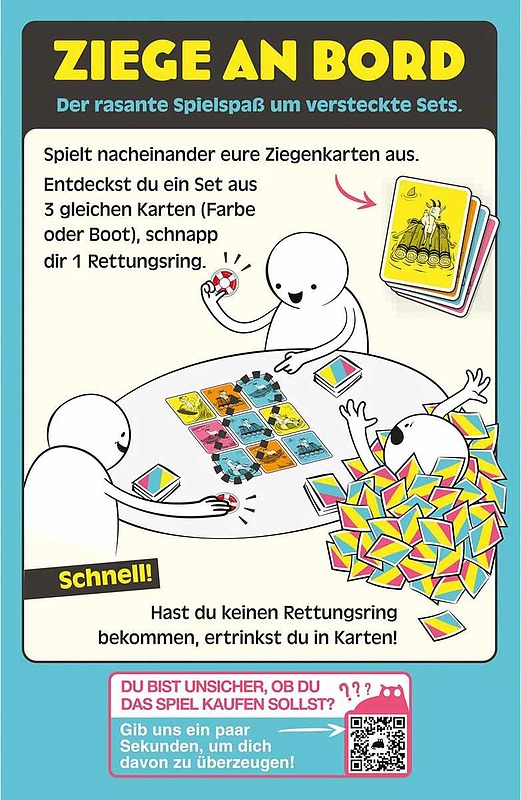 Ziege an Bord Rueckseite