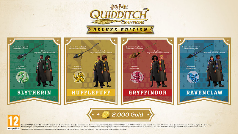 Harry Potter: Quidditch Champions Deluxe (AT-PEGI) Rueckseite