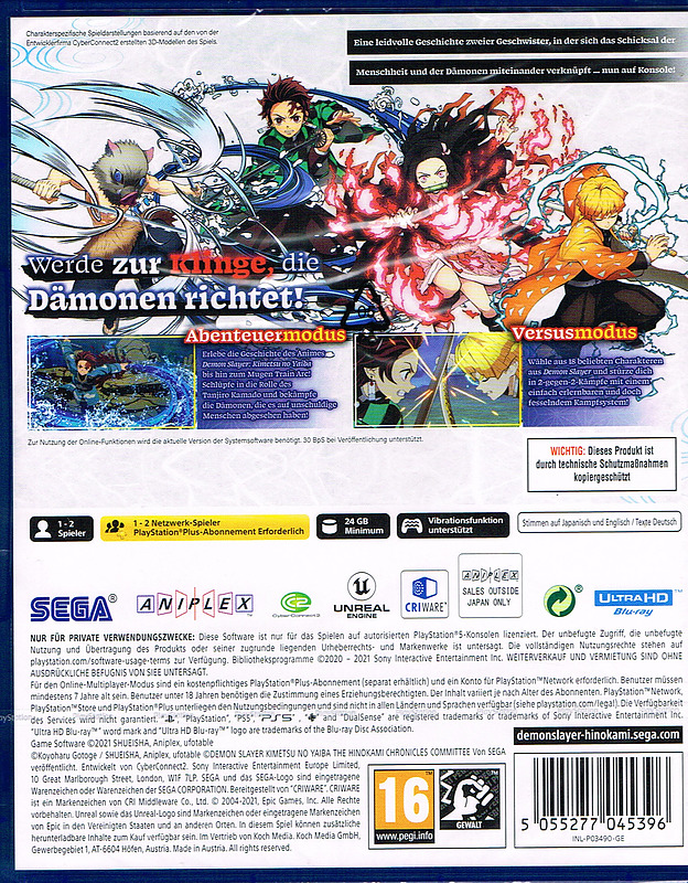 Demon Slayer - Kimetsu no Yaiba Rueckseite