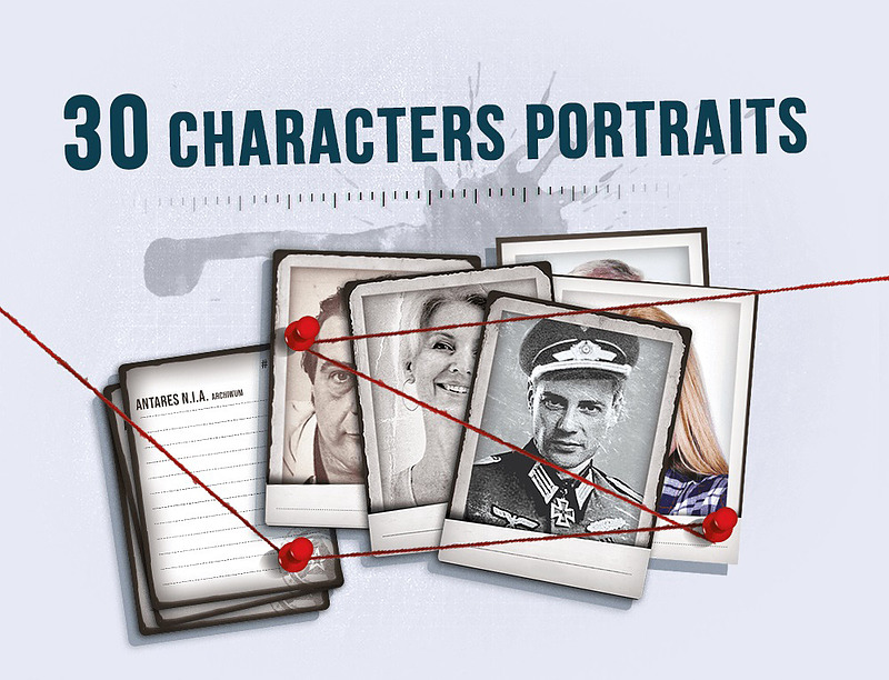 Detective 30 Character Portraits Cover