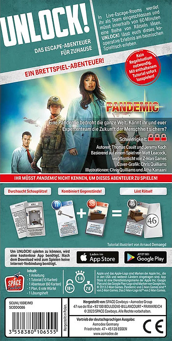 Unlock! Game Adventures: Pandemic Rueckseite
