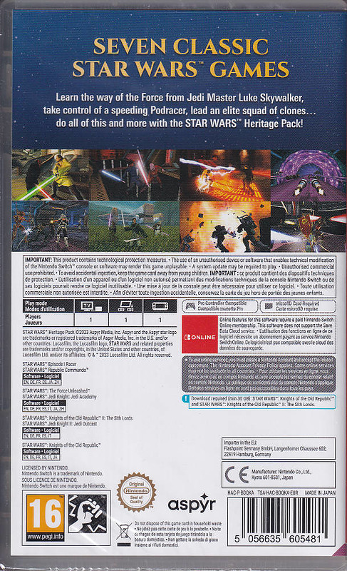 Star Wars Heritage Pack (PEGI) Rueckseite