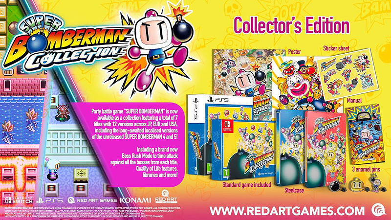 Super Bomberman Collection Collectors Edition Rueckseite