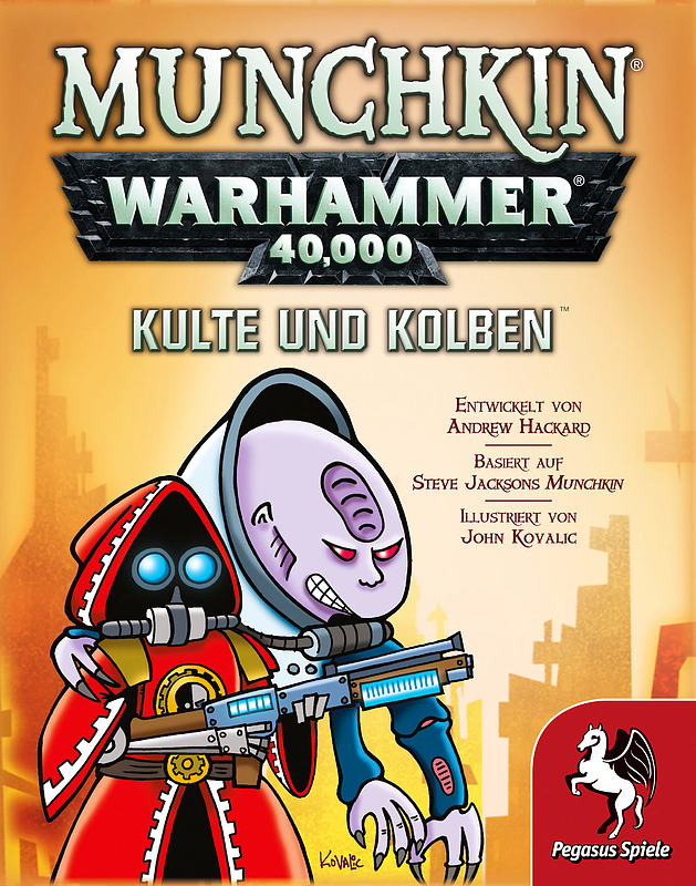 Munchkin: Warhammer 40.000 - Kulte und Kolben Cover