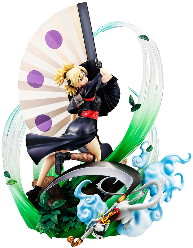 Naruto Shippuden Gals PVC Statue Temari Ver. 2 Rueckseite