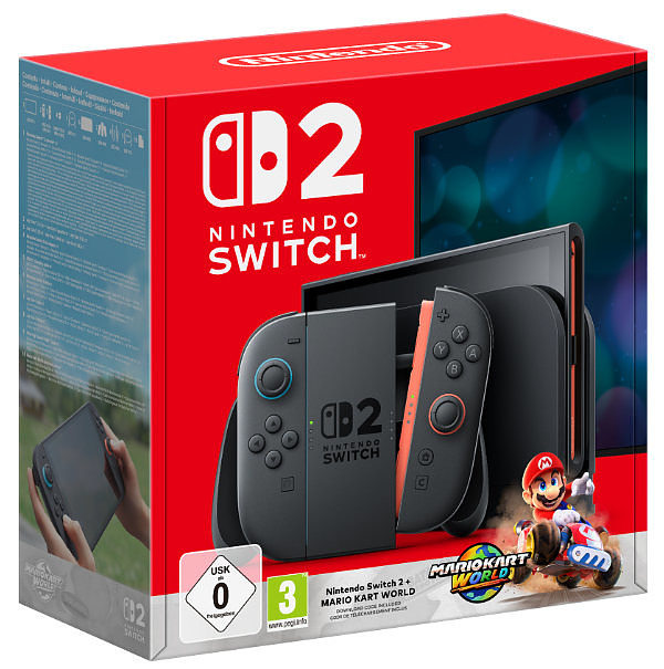 Nintendo Switch 2 + Mario Kart World Cover