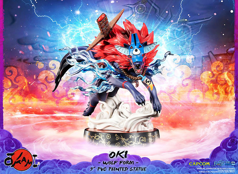 Okami Statue Oki Wolf Form Cover