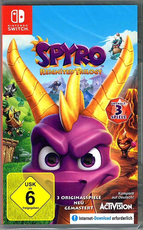 Spyro Reignited Trilogy Cover