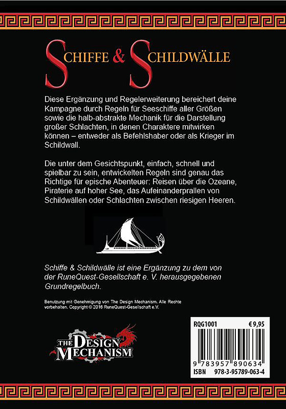 RuneQuest: Schiffe & Schildwälle Rueckseite