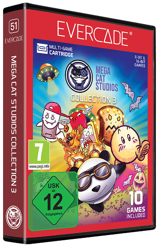 Blaze Evercade MegaCat Cart 3 Cover