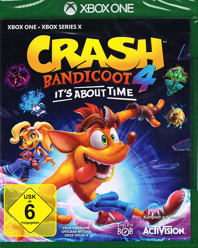 Crash Bandicoot 4: It's About Time Cover