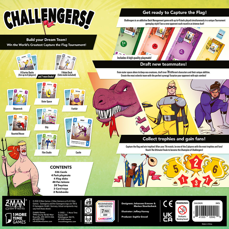 Challengers! Rueckseite