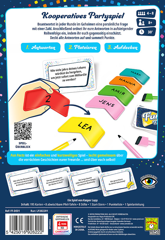 Fun Facts Rueckseite