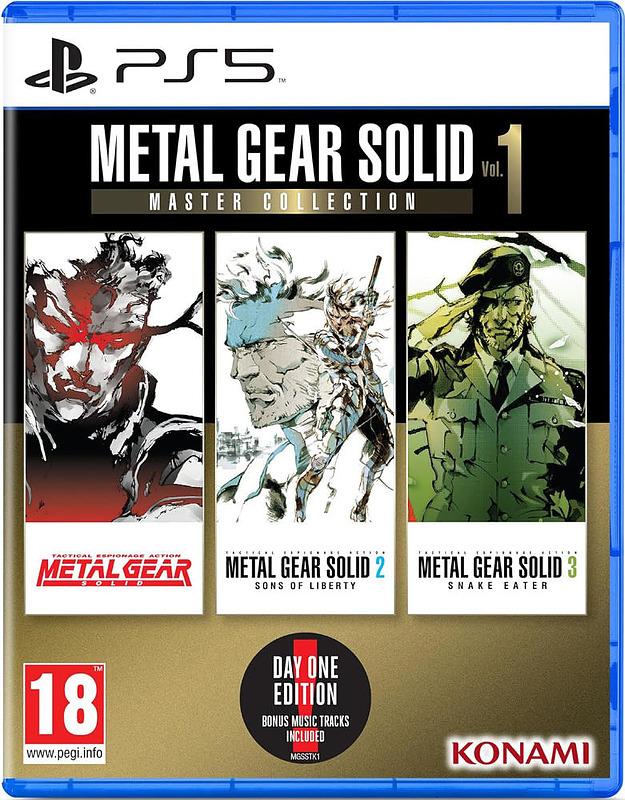 Metal Gear Solid: Master Collection (PEGI) Cover