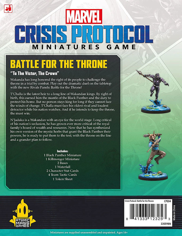 Marvel Crisis Pro: Battle for the Throne Rueckseite