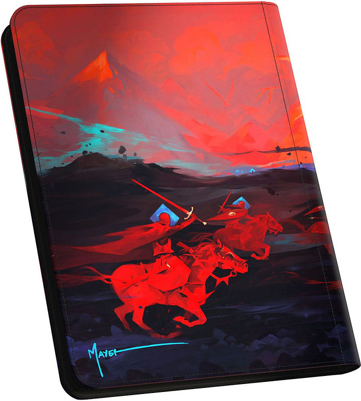 Ultimate Guard Zipfolio 360 Crowned With Fire Rueckseite