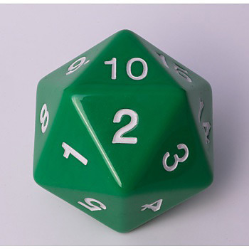 Würfel W20 Countdown Die Grün Cover