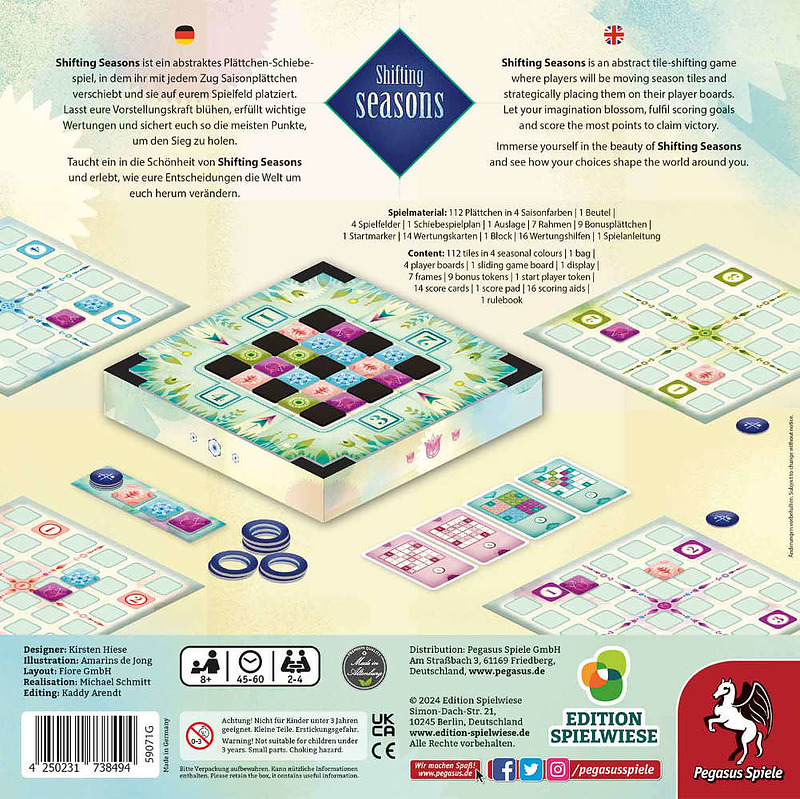 Shifting Seasons Rueckseite