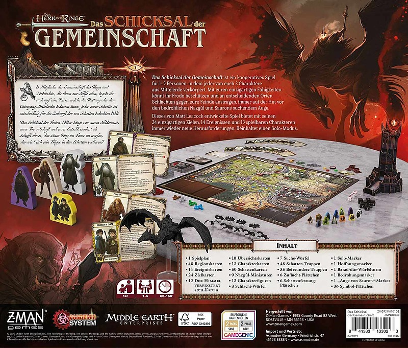 Der Herr der Ringe: Das Schicksal der Gemeinschaft Rueckseite