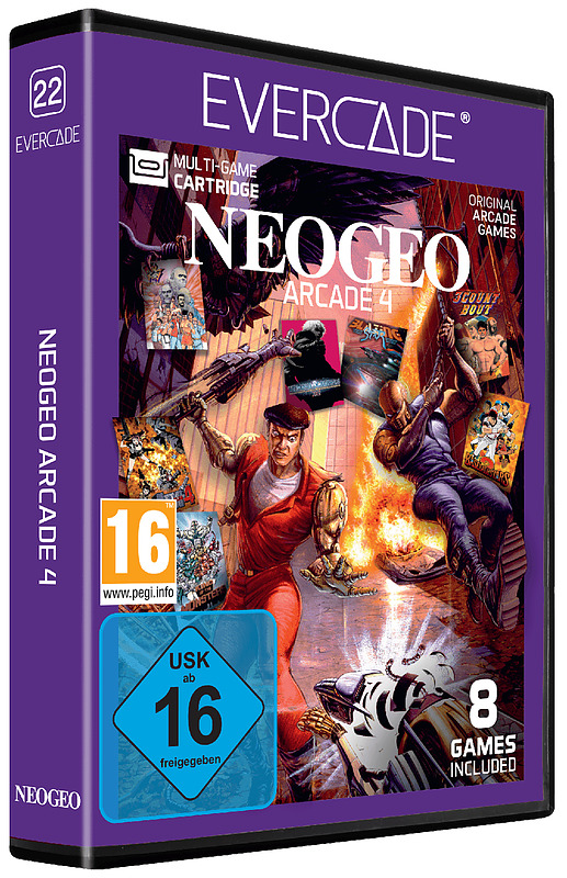 Blaze Evercade Neogeo Arcade 4 Cover