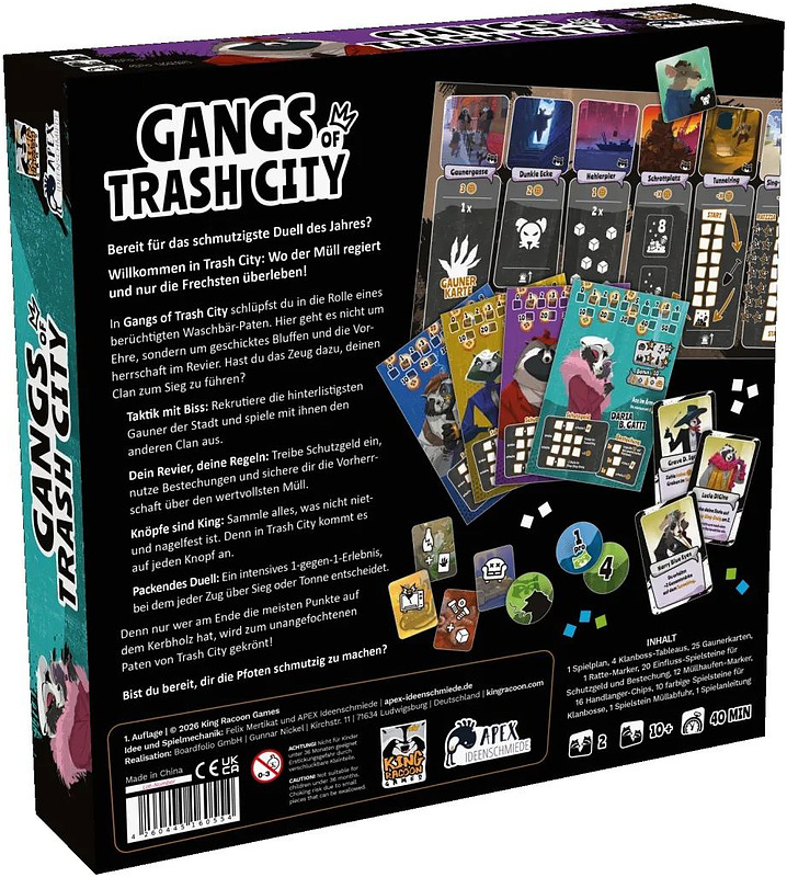 Gangs of Trash City Rueckseite