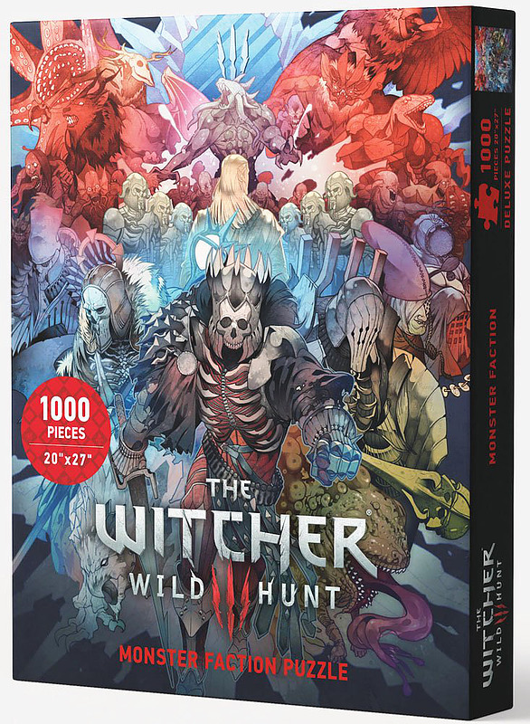 The Witcher 3 Wild Hunt Puzzle Monster Faction Cover