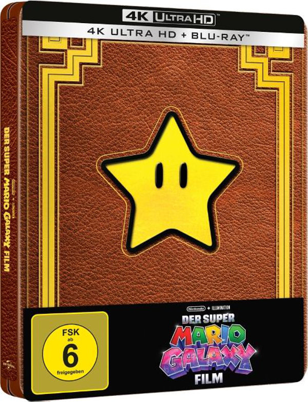 Der Super Mario Galaxy Film Steelbook Edition Cover