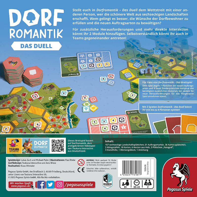 Dorfromantik - Das Duell Rueckseite