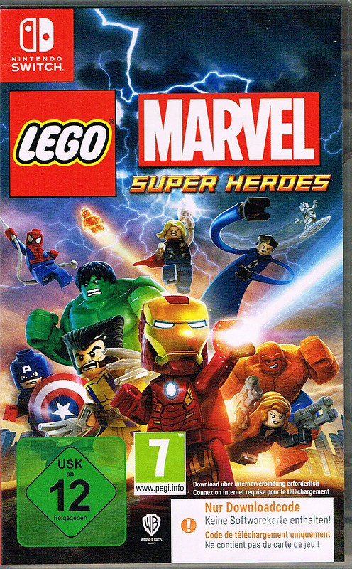 LEGO Marvel Super Heroes (Code in a Box) Cover