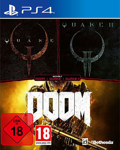 Action Pack Vol.4 Quake + Quake 2 + Doom 2016 Cover