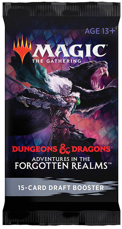 Forgotten Realms Draft Booster 1 englisches Pack Cover