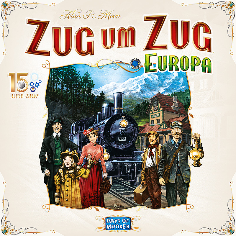 Zug um Zug Europa 15 Jahre Edition Cover