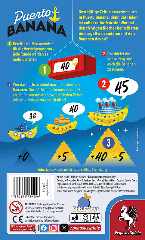 Puerto Banana Rueckseite