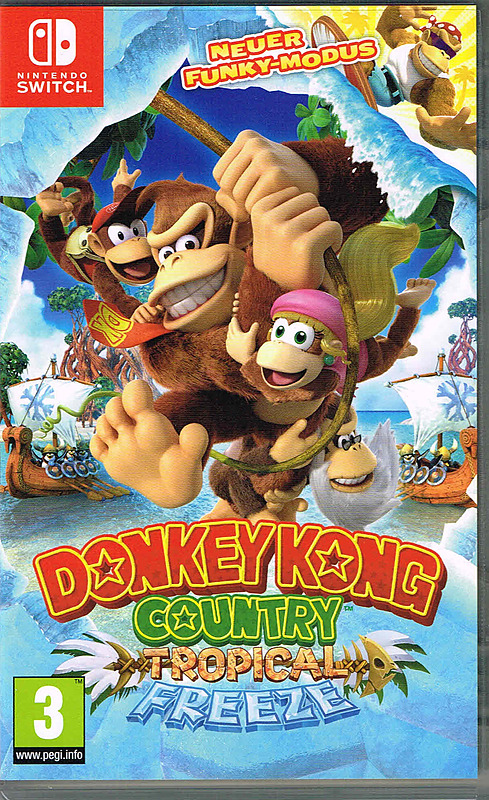 Donkey Kong Country Tropical Freeze (AT-PEGI) Cover
