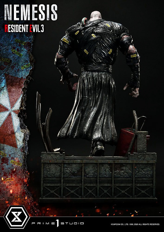 Resident Evil 3 Statue 1/4 Nemesis Rueckseite