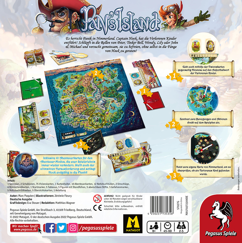 Pan's Island Rueckseite