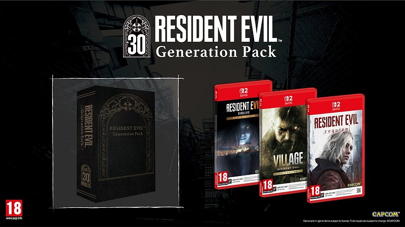 Resident Evil Generation Pack (PEGI) Rueckseite