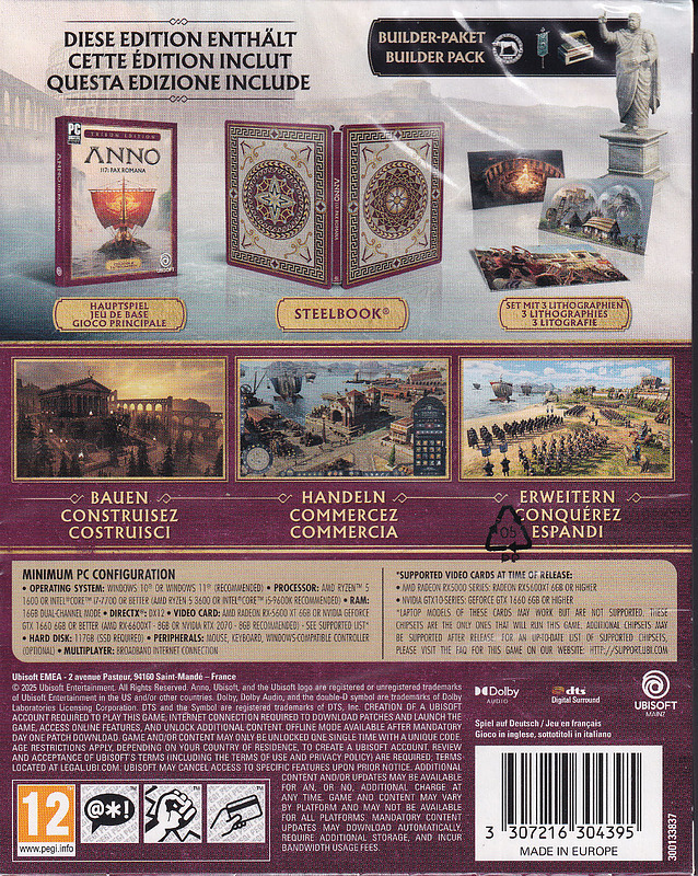 Anno 117: Pax Romana Tribun Edition + 4 Boni (AT-P Rueckseite