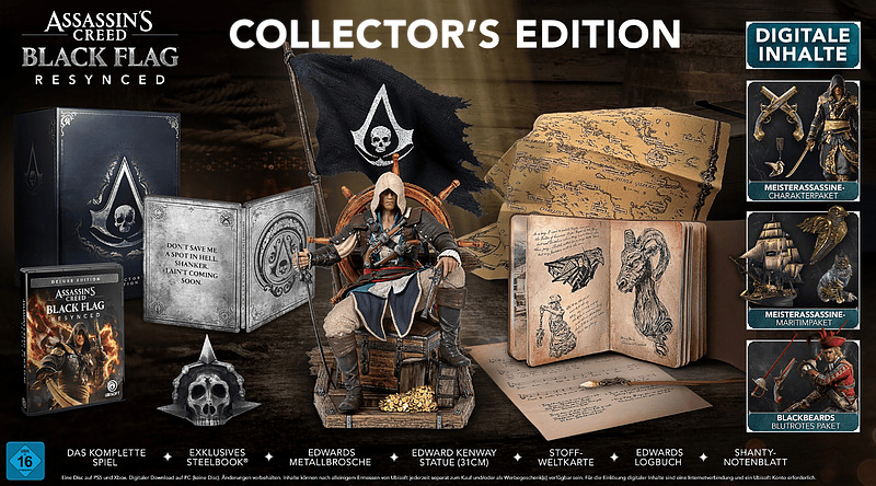 Assassin's Creed Black Flag Resynced Collectors Edition Cover