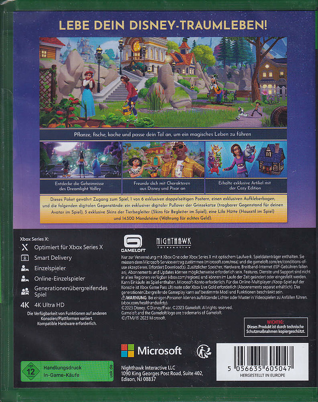 Disney Dreamlight Valley Cozy Ed. Rueckseite
