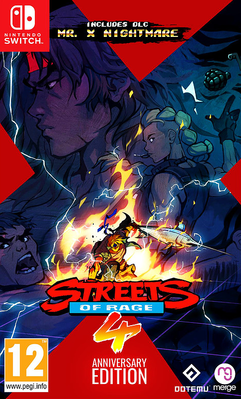 Streets of Rage 4 Anniversary Edition (PEGI) Cover