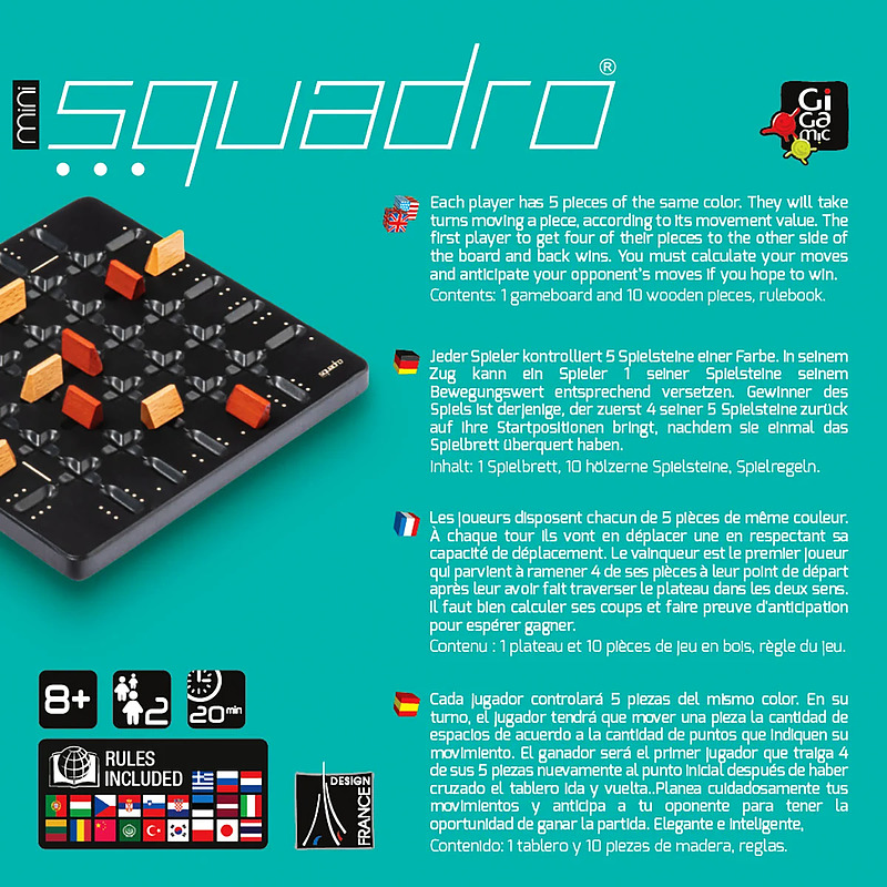 Squadro Mini Rueckseite