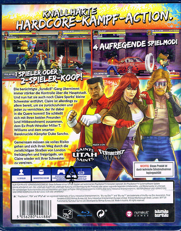 Final Vendetta Rueckseite